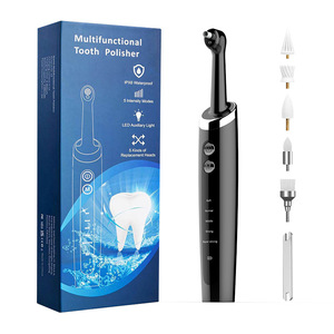 Multifunctional Tooth Polisher Electric Teeth Cleaner With 5 Replacement Heads IPX6 Waterproof 5 Modes LED Light - Product Image 1