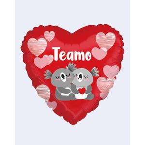 Ti amo 3 palloncini di alluminio 24,5x30, 5cm/10in palloncini per feste cinesi di capodanno a scuola di san valentino di fidanzamento di Halloween - Product Image 4