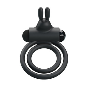 Vibrant Lapin Vibrateur Cock Ring Pénis Anneaux Sex Toys Pour Hommes - Product Image 1
