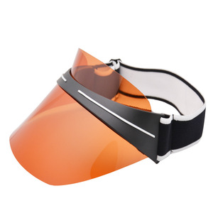 Chapeau de protection solaire avec visière à large bord réglable pour le cyclisme, été, unisexe, adulte, en PVC - Product Image 3