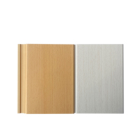 RUCCA Carreaux de plafond composites en bois PVC 3mm imperméables 120*10mm Panneaux composites en bois pour décoration intérieure WPC prix