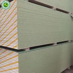 Foshan/fábrica de Guangzhou 9,5 MM / 12MM estándar/impermeable/tablero de yeso ignífugo/placa de yeso/Decoración de techo de paneles de yeso