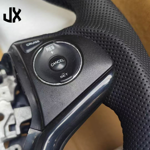 <span class=keywords><strong>พวงมาลัย</strong></span>หุ้มหนังแบบเจาะรูพร้อมปุ่มมัลติฟังก์ชั่นสำหรับรถยนต์ฮอนด้า ฟิต GK5 ปี 2014-2020 ซีอาร์วี ซีวิค อุปกรณ์ตกแต่งรถยนต์ - Product Image 3