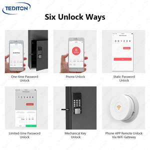 Tediton – boîte aux lettres murale moderne, étanche, pour l'extérieur, avec application - Product Image 4