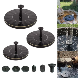 <span class=keywords><strong>Fontaine</strong></span> <span class=keywords><strong>solaire</strong></span> avec 4 buses Décoration extérieure, piscine de jardin, <span class=keywords><strong>fontaine</strong></span> de bain flottante <span class=keywords><strong>pour</strong></span> <span class=keywords><strong>oiseaux</strong></span> avec mini système <span class=keywords><strong>solaire</strong></span> - Product Image 1