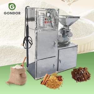 Moulin à grains, machine à moudre la poudre, acier inoxydable, bois, moulin à piment sec, moulin à farine d'amande au Pakistan - Product Image 1