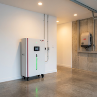 Meilleure batterie lithium-ion LiFePO4 51,2 V 16 kWh pour système hybride domestique avec communication CAN, stockage d'énergie solaire 10-20 kW, garantie 10 ans