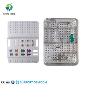 Set instrumen perawatan hewan, operasi ortopedi TTA III untuk dokter hewan ortodontik Tibial - Product Image 2