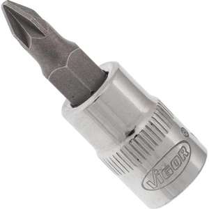 VIGOR - V2440N 1/4 ''Pozidriv®Douille de tournevis-EAN 4047728057998 HAND SOCKETS 1/4" - Product Image 1