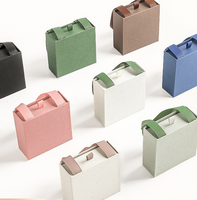 Boîte de rangement à bijoux rigide portable étanche en stock avec fermeture magnétique et poignée métallique pour bagues, boucles d'oreilles, montres et lunettes