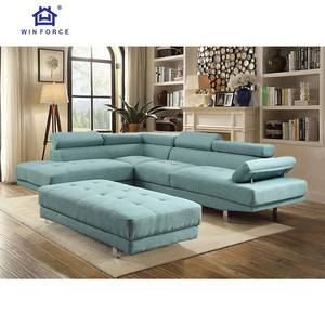 <span class=keywords><strong>Divano</strong></span> <span class=keywords><strong>Angolare</strong></span> a L in Velluto Design Nordico con Chaise Longue Convertibile e Poggiatesta Regolabile per Soggiorno - Vendita Diretta dalla Fabbrica - Product Image 3