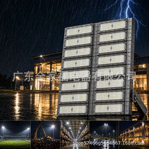 ไฟอุโมงค์ LED 120lm/W ชิป COB ตัวเรือนอะลูมิเนียมอัลลอยด์ กันน้ำ สำหรับไซต์ก่อสร้างและไฟสนามกีฬา - Product Image 2
