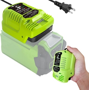 Cargador Portátil Mini para Batería Green-Woks de 40V, Compatible con la Batería Green-Woks G-MAX de 40V 29462 29472 BAF702, Herramientas Eléctricas - Product Image 1