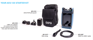 Nouveau design AXS-120 EXFO OX1-PRO-M-PPM Multimètre à fibre optique pour l'exploration et la maintenance du dernier kilomètre, version PRO, avec vérificateur de puissance en ligne - Product Image 3