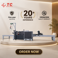 Machine de laminage à chaud PUR haute efficacité TC avec moteur et roulement, contrôlée par PLC pour panneaux CPL, haute productivité
