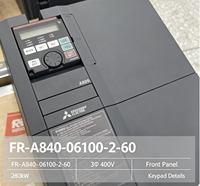 Variateur de fréquence Mitsubishi FR-A840-06100-2-60 250KW 380V 3 AC, multi-tensions 481A 590Hz, contrôle vectoriel sans capteur, moteur CE