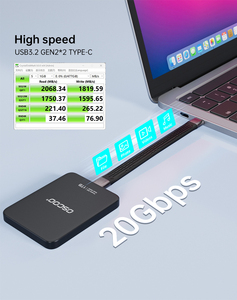 SSD Eksternal Portabel OSCOO MD200, USB 3.2 Gen 2 Tipe-C, 20Gbps, Aluminium Alloy, Daya Tarik Magnetik, 512GB-4TB - Product Image 4