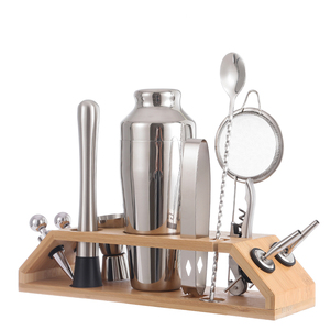 Accesorios directos de fábrica, juegos de herramientas de barra de viaje de acero inoxidable, herramientas de barra Premium francesa, juego de coctelera de 13 Uds. - Product Image 6