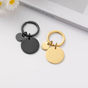 Etiqueta de identificación de perro Lisa redonda de buena calidad, etiqueta de perro de Metal de acero inoxidable Collar de mascota joyería etiqueta antipérdida logotipo láser - Product Image 2