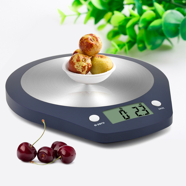 Professional Small Smart Kitchen Digital Scale Contemporary Design for Weight Measuring Battery Powered for Food Use