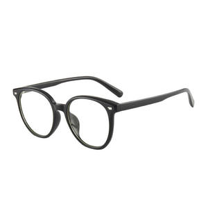 Nouvelles lunettes rétro anti-lumière bleue Tr90, monture ovale unisexe, monture intégrale, verres en polycarbonate, protection anti-UV, montures de lunettes N5 8020 - Product Image 4