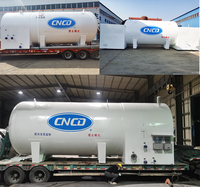 Réservoir de stockage de carburant marin certifié ASME CNCD pour utilisation avec moteur au gaz naturel liquéfié, construction en acier inoxydable