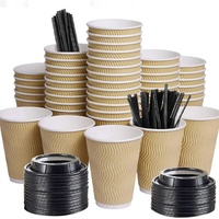 Máquina Formadora de Vasos de Papel de Doble Pared de Alta Eficiencia para Vasos de Café Caliente de Grado Alimenticio, 140-160 Piezas/Min, 380V