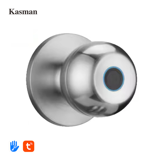 Kasman SOURCE PRICE Smart Knob Lock  Best Tt Lock Electronic Biometric Fingerprint Smart Door Lock