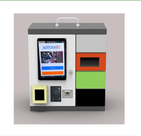 Casier de stockage intelligent mini casier portable facile à apporter support utilisation de l'alimentation pour l'affichage et le test casier à colis