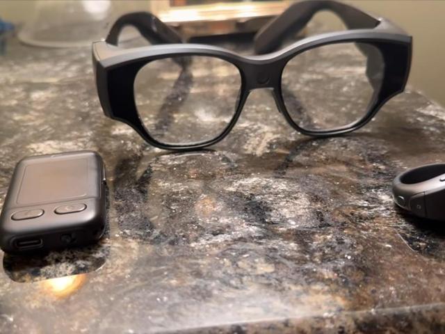INMO Air 3 Smart Glasses AI + AR Glasses Full-Color 1080P Display GPS Navigation Voice & Touch Control for Gaming & Movies