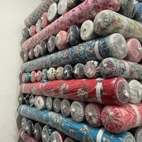 Tissu polyester imprimé dispersé au prix le plus bas d'usine, 120 g/m², pour draps