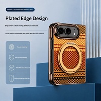 Étui pour écran ultra pliable avec motif animal, en PC, support magnétique rotatif pour coque de protection 18 volets
