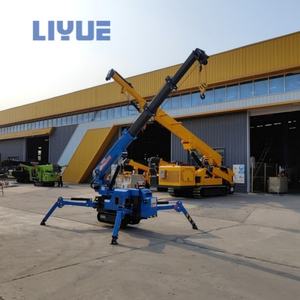 סופר מיני 1.5t 3t להרמת מכונת עכביש זחילה מנוף עם ציוד בנייה רב תכליתי - Product Image 4