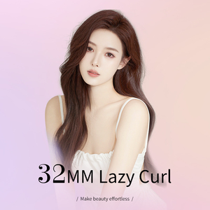 เครื่องม้วนผมขนาดใหญ่ ไม่ทำร้ายเส้นผม ยืดผมได้ดี ประจุลบ 32 มม. <span class=keywords><strong>ม้วน</strong></span><span class=keywords><strong>ผม</strong></span><span class=keywords><strong>หน้าม้า</strong></span>ได้ ติดทนนาน เครื่องม้วนผมไฟฟ้า - Product Image 3