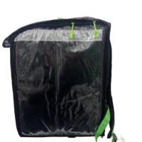 Grand sac isotherme imperméable pour moto, sac à dos de livraison personnalisé en aluminium pour repas à emporter