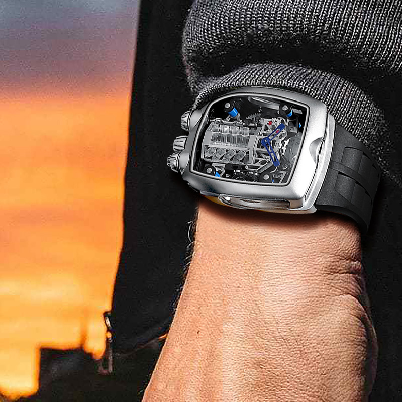 pi21◆◆シクラ メンズ cal.1582 自動巻き レア 貴重 アンティーク ヤンマー空冷式ディーゼルエンジン L60ASE セル式 作動品