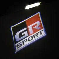 Projecteur de logo GR SPORT pour Toyota Lumière de porte de voiture Lumière de bienvenue de tapis à LED pour Toyota Prado Avalon Mark X Reiz RAV4