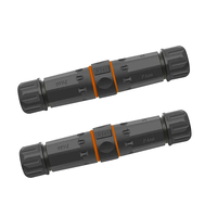 Connecteur coupleur en ligne étanche OEM/ODM M23 IP68 RJ45 CAT6A femelle LAN Ethernet STP