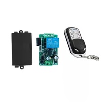 Télécommande universelle sans fil 433MHz Rf AC 110V 220V 10Amp 2200W 1CH relais récepteur et interrupteur d'éclairage pour dispositif de lampe à ampoule