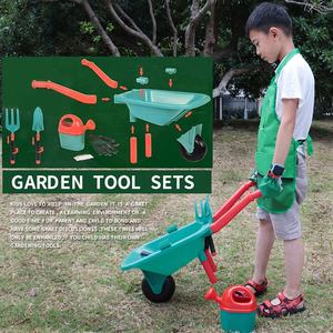 Ensemble d'outils de jardin pour enfants, kit d'outils à main de jouets de jardin avec <span class=keywords><strong>brouette</strong></span> cadeau pour enfants - Product Image 5