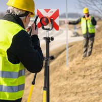 Trípode de Aluminio para Topografía con Liberación Rápida para Prisma, GPS, Estación Total, GNSS, Marca OEM, Garantía de 6 Meses
