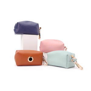 Porte-sacs à déjections pour chiens et chats imprimé sur mesure, en PU avec fermeture éclair, parfum original pour chiens, chats et petits animaux - Product Image 5