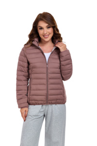 Unpretentious <strong>Thin</strong> Quilted <strong>Puffer</strong> <strong>Jacket</strong> for Women Autumn Hooded Breathable Reversible Stretchy Walking Traditional Coat - Product Image 2