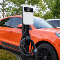 Chargeur EV mural 7KW Type 2 EV Chargeur de voiture électrique EU IEC avec Byd MG Kia