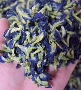 Té de color azul natural crudo Clitoris Ternatea flores secas - Product Image 1