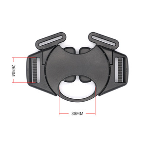 Hebilla de seguridad para trona, cierre de plástico de 26 mm y 38 mm para cinturón de seguridad de cochecito, diseño multifuncional - Product Image 3