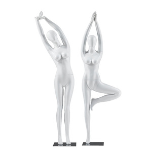 Guangzhou ชุดโยคะสีขาวแบบเต็มรูปแบบสีขาวสำหรับนั่งแสดงแสดงของผู้หญิงหุ่นโชว์เสื้อโยคะสไตล์กีฬา - Product Image 6