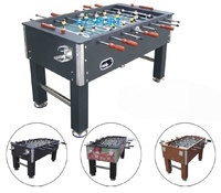 Usine directe 56 pouces noir adulte Football Football Table de jeu solide Durable avec des matériaux en plastique MDF jeu à la main Table de baby-foot