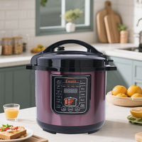2025 Panci Masak Tekanan Listrik Portabel Baru dari Baja Tahan Karat 10L 220V Kontrol Digital 13-in-1 Multi-Cooker