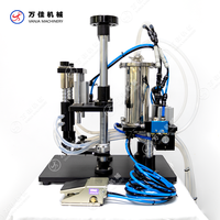 Machine de remplissage de bouteilles de parfum liquide à 2 têtes pour eau chimique, lait, alcool, éthanol, jus de javel, détergent, savon pétillant